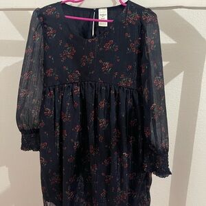 OshKosh B'gosh Navy Floral Dress